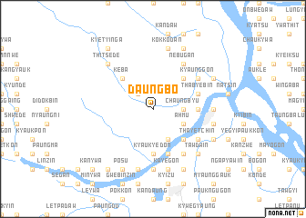 map of Daungbo