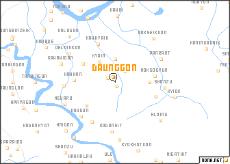 map of Daunggon