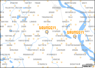 map of Daunggyi