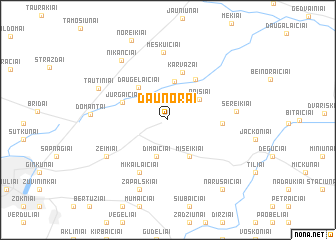 map of Daunorai