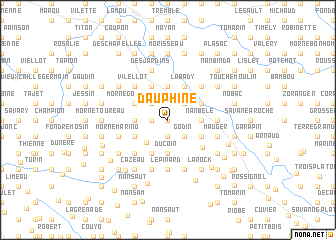 map of Dauphine