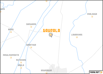 map of Daurāla