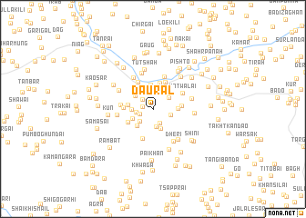 map of Daural
