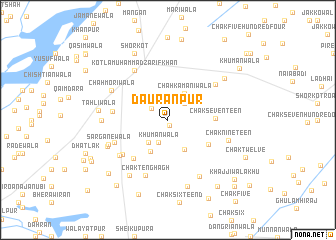 map of Daurānpur