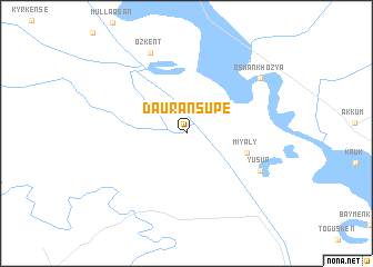 map of Dauran-Supe