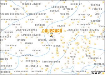 map of Daurāwān