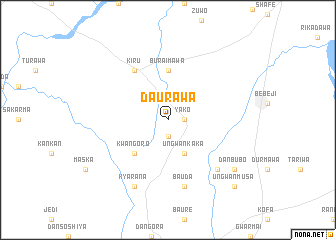 map of Daurawa