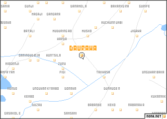 map of Daurawa