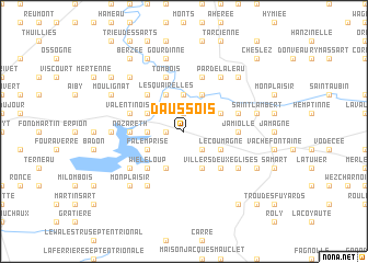 map of Daussois