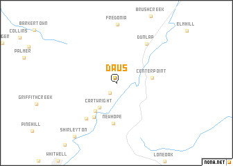 map of Daus