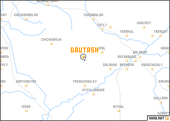 map of Dautash