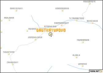 map of Daut-Kayupovo