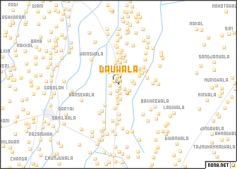 map of Dauwāla