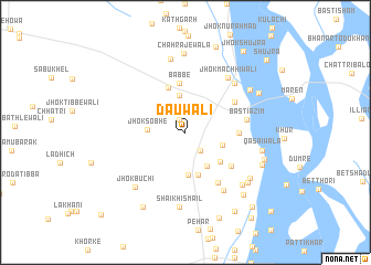 map of Dauwāli