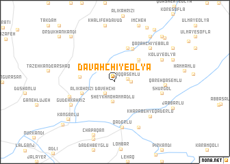 map of Davahchī-ye ‘Olyā