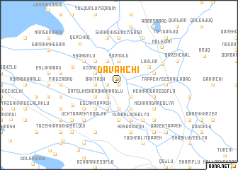 map of Davahchī