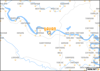 map of Ða Văn