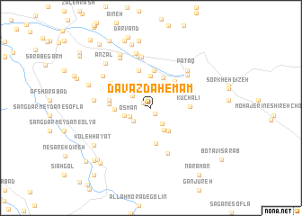 map of Davāzdah Emām