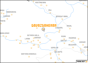 map of Davāzdah Emām