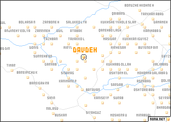 map of Dāvdeh