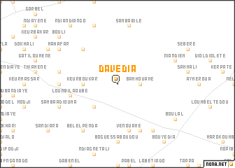 map of Davédia