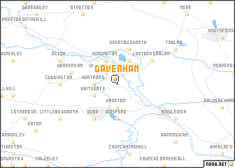 map of Davenham