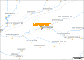 map of Davenport