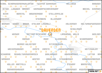 map of Daverden