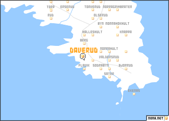 map of Dåverud