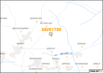 map of Daveyton