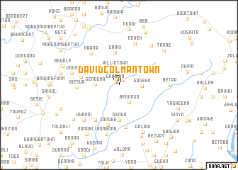 map of David Colman Town