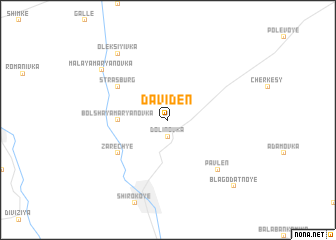 map of Davidenʼ