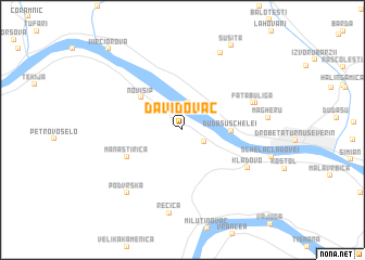 map of Davidovac