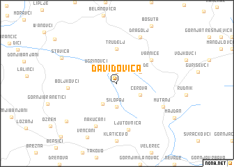 map of Davidovica