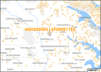 map of Davidsonville Farmettes