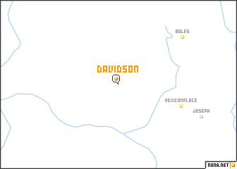 map of Davidson
