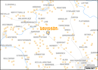 map of Davidson