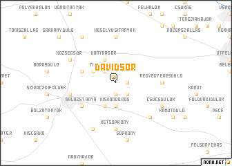 map of Dávid Sor