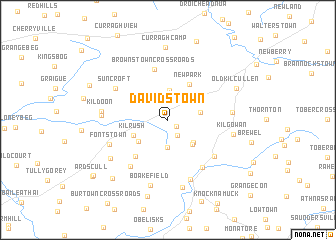 map of Davidstown