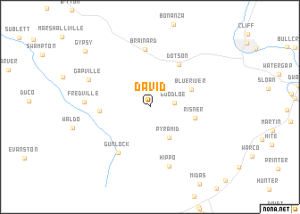 map of David