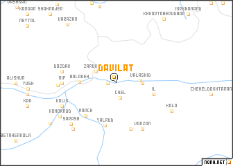 map of Davīlāt