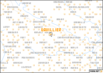 map of Davillier