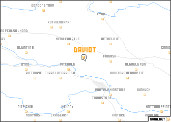 map of Daviot