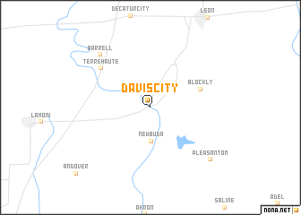 map of Davis City