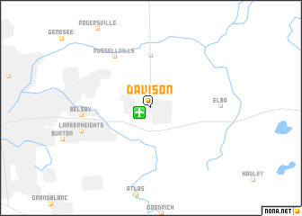 map of Davison