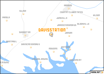 map of Davis Station