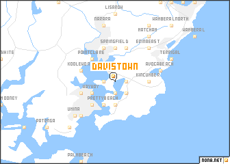 map of Davistown