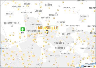 map of Davisville