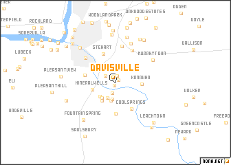 map of Davisville