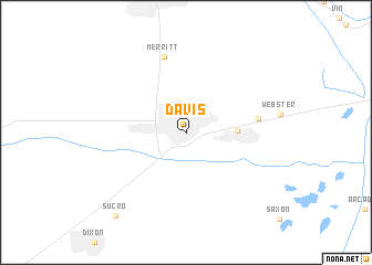 map of Davis